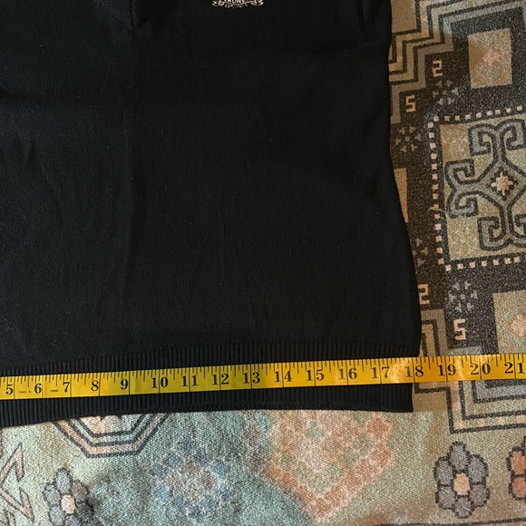 LRL long sleeve V neck knit sweater with polo collar - Picture 11 of 14